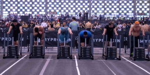 Hyrox sled Push